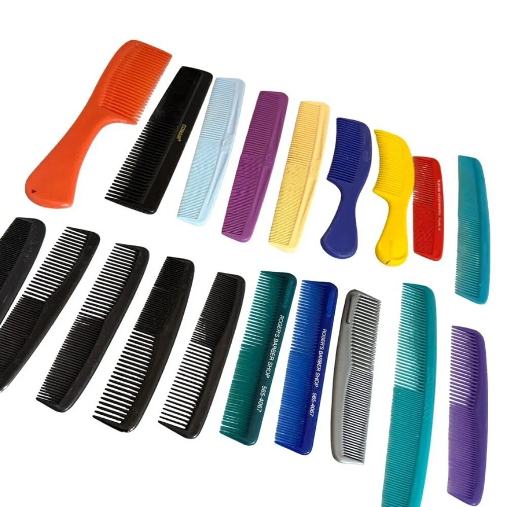 Goody Conair Vintage Collectible Colorful Comb Lot Non Branded Assorted Plastic